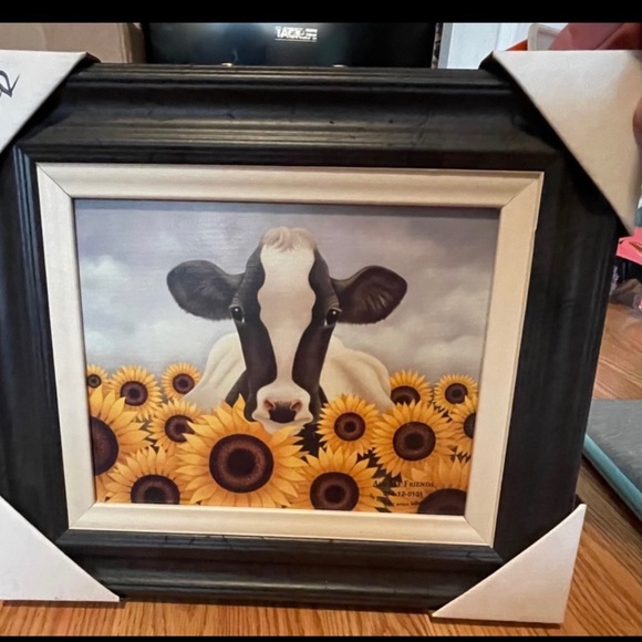 Other - NWT Cow Picture in packaging titled“AllMy Friends”
